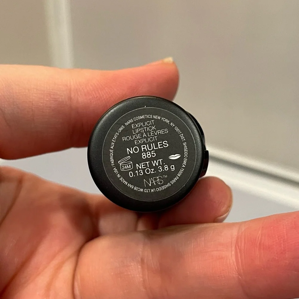 NIB NARS Full-size Refillable No Rules 885 Cool Berry Explicit Lipstick Lux $42! - Picture 6 of 8